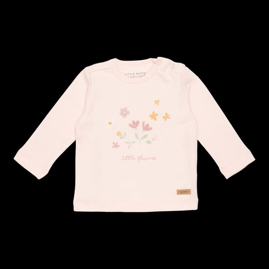 Bild von T-Shirt langärmlig Flowers Pink - 74