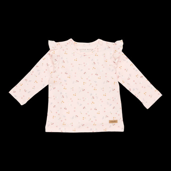 Bild von T-Shirt langärmlig Little Pink Flowers - 50/56