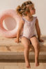 Bild von Badekleid ärmellos mit Rüschen Little Pink Flowers - 98/104