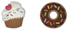 Bild von Cupcake + Donut Set