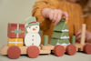Bild von Eisenbahn mit Steck-Formen Weihnachten FSC