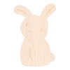 Bild von Wandlampe aus Holz Bunny