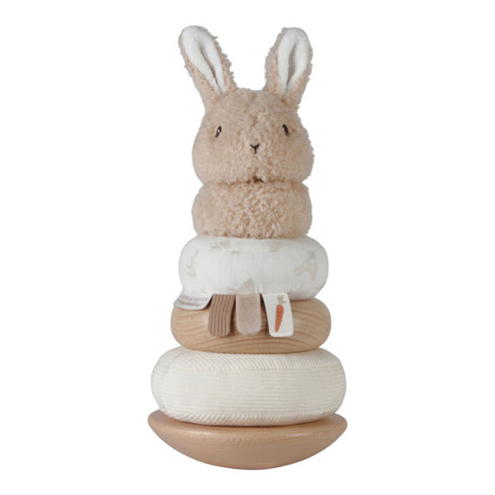 Bild von Stapelturm mit Ringen - Baby bunny FSC