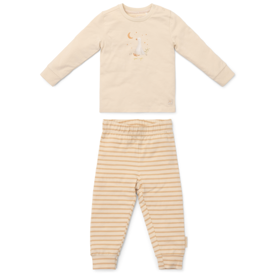 Bild von Zweiteiliger Pyjama Natural Stripes - 62/68