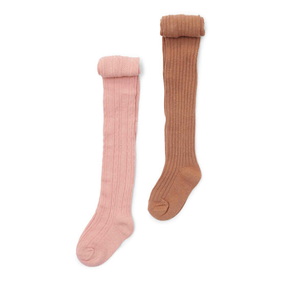 Bild von Strumpfhose 2-er Pack Soft Rose / Brown - 74/80