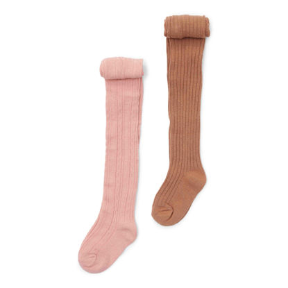 Bild von Strumpfhose 2-er Pack Soft Rose / Brown - 98/104