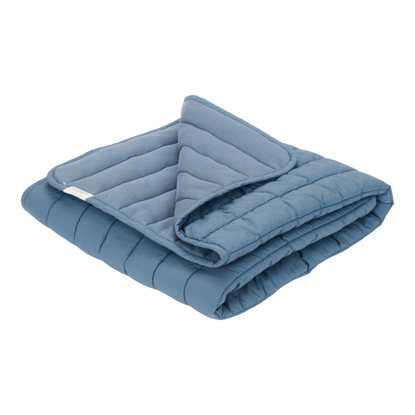 Bild von Gesteppte Tagesdecke für Kinderbetten Dark Blue