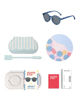 Bild von TEEN & ADULT Oval Sunglasses-Seaside Stripes-Navy Blue