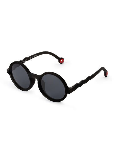 Bild von KIDS Round Sunglasses-Classic Olivio-Squid Black