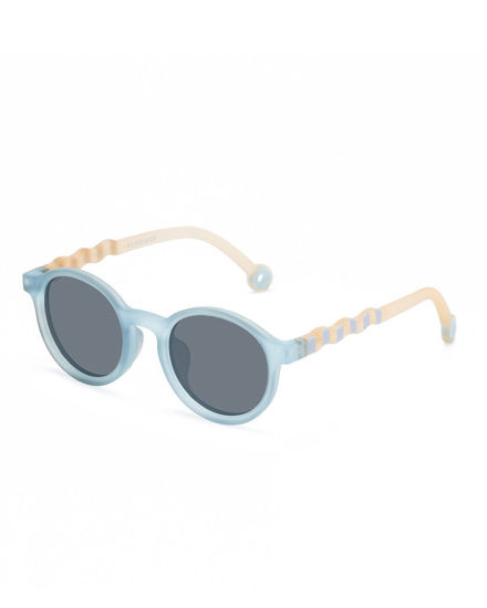 Bild von KIDS Oval Sunglasses-Seaside Stripes-Sailing Blue