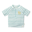 Bild von Rashguard mit kurzen Ärmeln Stripes Surf Blue - 98/104
