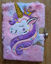 Bild von Tagebuch aus Plüsch Einhorn