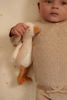 Bild von Wickel Cardigan gestrickt Soft Beige Melee - 62