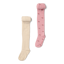 Bild von 2-pack Tights Sand/Velvet Rose - 74/80