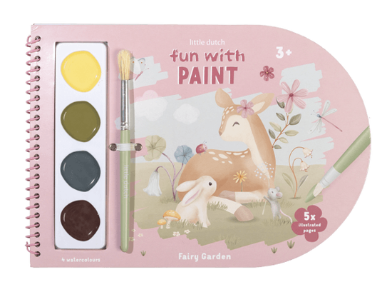 Bild von Malbuch mit Farbkasten Fairy Garden