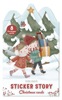 Bild von Stickerbuch Weihnachten