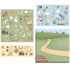 Bild von Stickerset 3 Blätter Little Farm