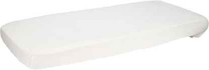 Bild von Spannbetttuch Kinderbett muslin Soft White 60x120cm