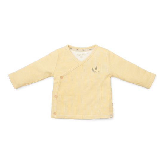 Bild von T-shirt langärmelig wrap Warm Yellow check - 50 (NOOS)