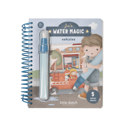 Bild von Wassermalbuch Jim mit Fahrzeugen