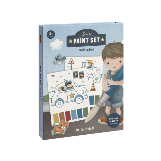 Bild von Wassermalset Jim & Fahrzeuge