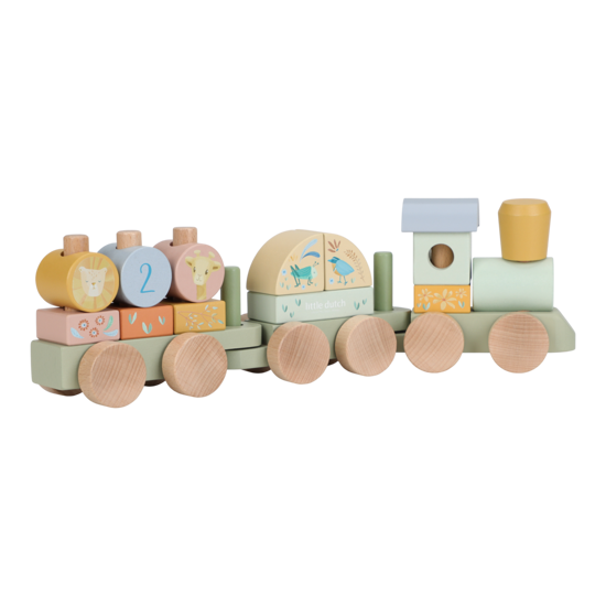 Bild von Holzklotz Zug FSC - Safari Friends