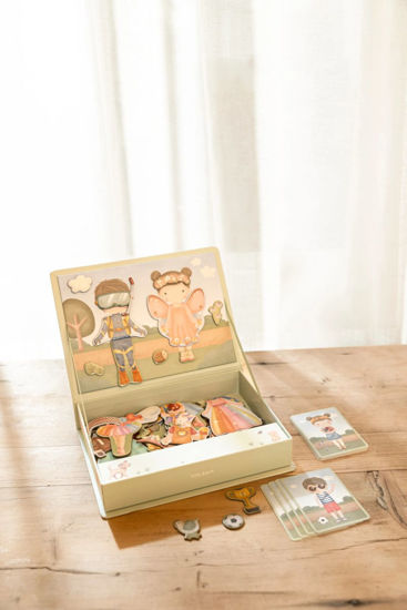Bild von Magnetische Spielboard FSC - Dress up Jim, & Rosa