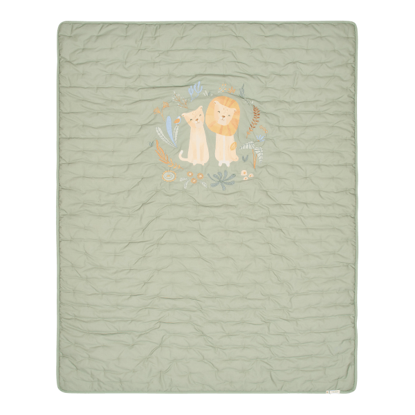 Bild von Babybettdecke - Grün - Safari Wonders