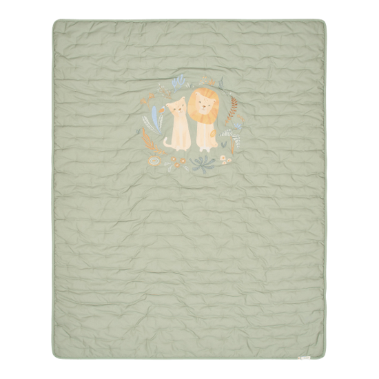 Bild von Babybettdecke - Grün - Safari Wonders