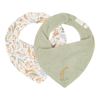 Bild von 2er-Pack Bandana-Lätzchen - Grün - Safari Wonders