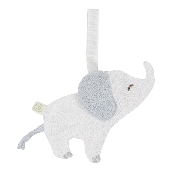 Bild von Schnullertuch Elefant - Grau
