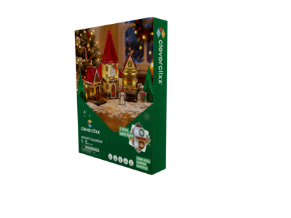 Bild von Cleverclixx Christmas Village Advent Calendar | 46 Teile