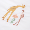 Bild von Babybettlaken Flamingo - Weiß