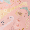 Bild von Babybett-Bettbezug - Rosa - Blooming Safari