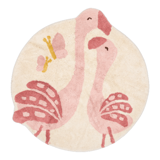 Bild von Teppich Flamingo - Rosa