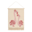 Bild von Wandteppich Flamingo - Rosa