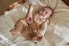 Bild von Newborn NOOS Safari Freunde Gestrampelter Strampler Soft Tan 74