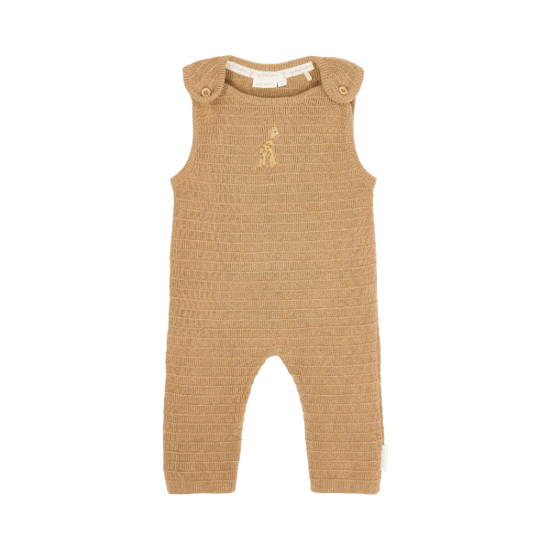 Bild von Newborn NOOS Safari Freunde Gestrickter Strampler Soft Tan 62