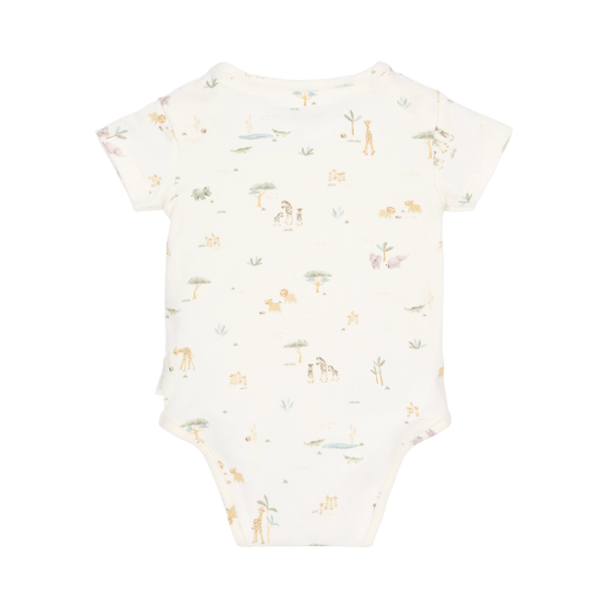 Bild von Newborn NOOS Safari Freunde Strampler kurzarm Little Safari 56