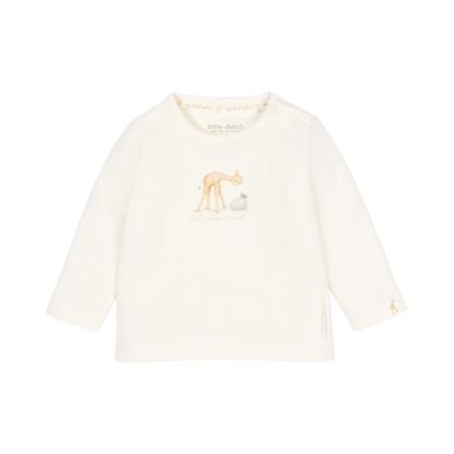 Bild von Newborn NOOS Safari Freunde T-Shirt Langarm Creme 44