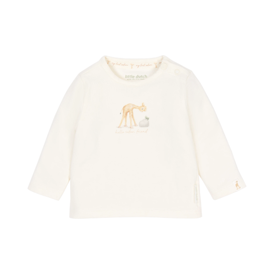 Bild von Newborn NOOS Safari Freunde T-Shirt Langarm Creme 44