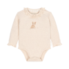 Bild von Newborn NOOS Safari Freunde Wickelbody lange Ärmel Vanilla melee 50