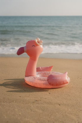 Bild von Little Dutch Safari Swimming Ring Flamingo 68cm