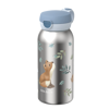 Bild von Edelstahl-Trinkflasche mit Flip-Cap, Campus, 600 ml - forest Friends